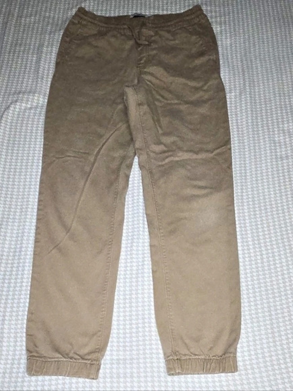 Abercrombie Kids Slim Stretch Twill Joggers Brown Girls 13/14